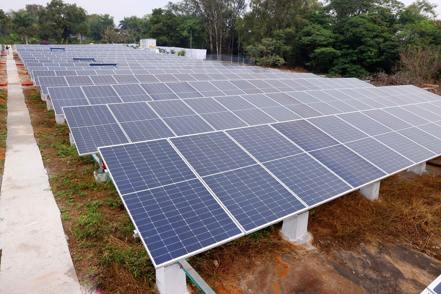 500KWp Grid-Integrated Solar PV Power Plant for ECIL Hyderabad (6)